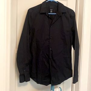 Slim fit button down Polyester 65%, Cotton 35%